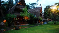 Caldera Citarik River Resort Menjelang Malam