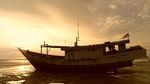 Eksotisme Sunset Pertama Nusantara di Pantai Lampu Satu