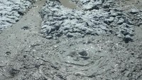 Bekas Semburan lumpur kecil di Bledug Kuwu