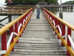 Flying Fox di Pantai Carocok