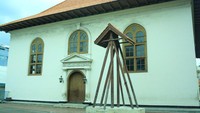 Tampak Depan Gereja Sion Dengan Loncengnya (Afif)