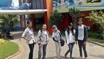 Goes to Water Park