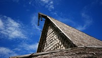 Atap Sasadu, rumah adat tempat berkumpulnya warga desa