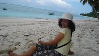 On the white sandbeach