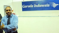 Yohanes Arwam, station manager Garuda Indonesia Sentani, yang menjadi keluarga baru kami.