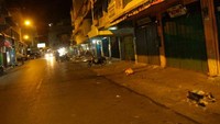 Kawasan Pecinan sekitar jam 8 malam