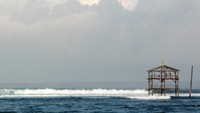 Bangunan tower kayu ulin penghias sampul majalah surfing dunia (YF)