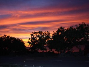 Lembayung Senja di atas Langit Pulau Timor