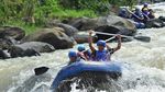 Liburan Asik Mengarungi Sungai Citarik - Sukabumi