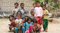 Anak-anak desa Wajageseng, Lombok Tengah