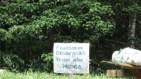 kawasan ini dilindungi oleh hukum adat!
