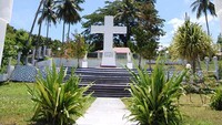Gerbang Monumen tempat medaratnya Ottow dan Geissler untuk pertama kali di Mansinam