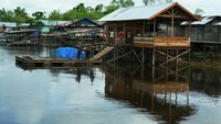 Pelabuhan sungai Desa Senggo