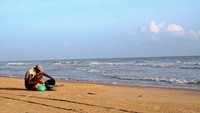 Nelayan tua dari Pantai Lombang