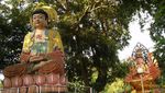Pantai Lagoi, Pantai Trikora dan Wihara Dharma Sasana