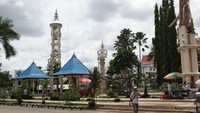 Pasar Martapura Tampak Dari Jalan
