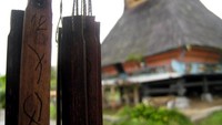 Kalender Suku Karo yang terbuat dari Bambu