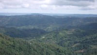 Pemandangan Pulau Nias di puncak Lolomatua