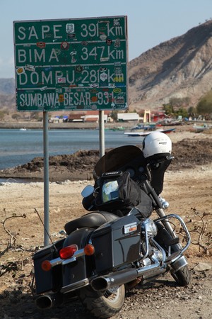Riding to Komodo Island