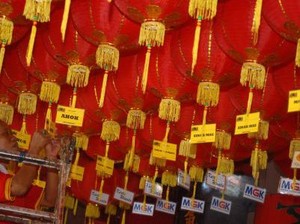 Sambut Imlek, 3.500 Lampion Terangi Palembang