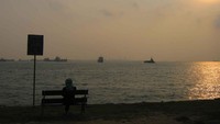 Pantai pribadinya Hotel Shangrilla