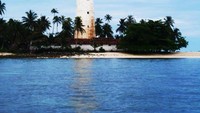 Pulau Langkuas dari kejauhan.