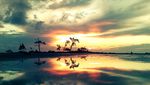Sunrise Menawan di Pantai Pasir Padi, Kep. Bangka Belitung