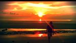Sunrise Menawan di Pantai Pasir Padi, Kep. Bangka Belitung