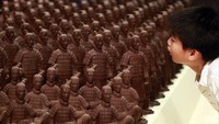 Terracota coklat (Reuters)