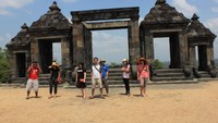Ratu Boko diteriknya matahari