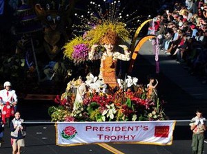 Wah! Indonesia Menang Parade Bunga Pasadena 2012