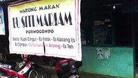 Warung rujak cingur Ibu Siti Maryam Purwogondo Jepara