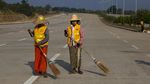 Mubazir! Myanmar Punya Jalan Raya 10 Lajur, tapi Enggak Ada Mobil Lewat