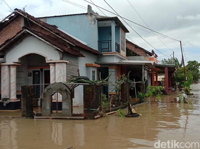 Kondisi terkini banjir di Desa Kedungdowo Kecamatan Kaliwungu, Kudus, Rabu (3/2/2021).