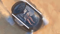 Mobil ini benar-benar diciptakan untuk bisa melintas di atas atau di dalam air, di atas aspal, di atas salju, atau di atas pasir. Foto: Pool (Audi X Concept)