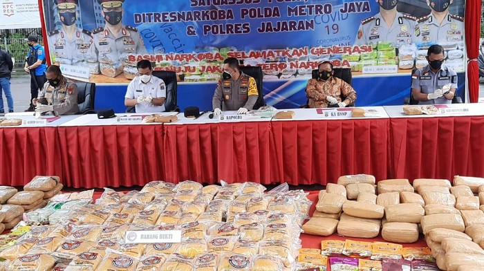 Polda Metro Jaya musnahkan barang bukti narkoba