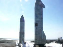 Potret Detik-detik Ledakan Roket SpaceX Starship SN9