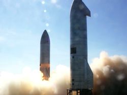 Potret Detik-detik Ledakan Roket SpaceX Starship SN9