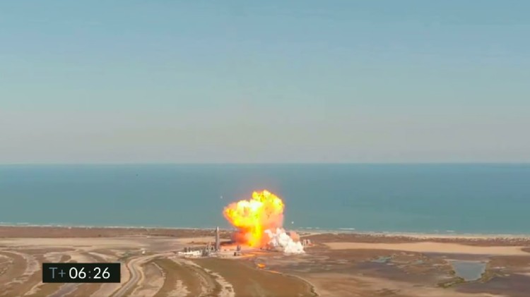 SpaceX Starship SN9 Meledak di Boca Chica, Texas, AS