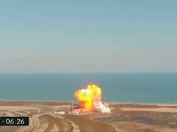 Potret Detik-detik Ledakan Roket SpaceX Starship SN9