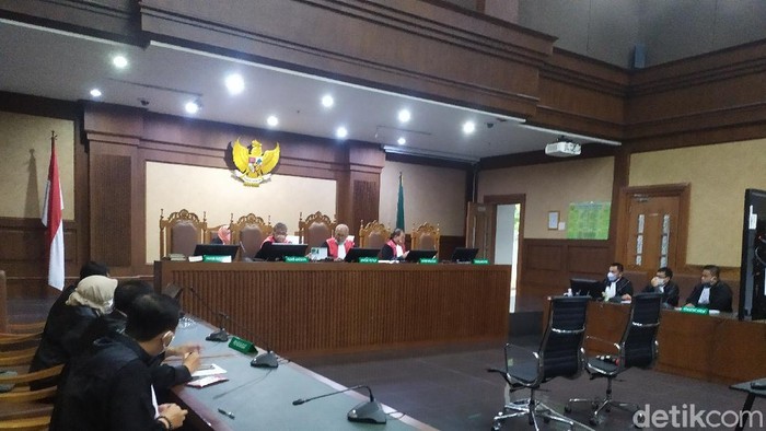 Suasana sidang suap-gratifikasi Nurhadi di Pengadilan Tipikor (Luqman/detikcom)