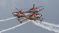 Tampilan udara (flying display) yang menjadi salah satu pelengkap pameran kedirgantaraan, kali ini lebih banyak diisi oleh pesawat milik Angkatan Udara India (IAF) dan Hindustan Aeronautcs Limited (HAL).