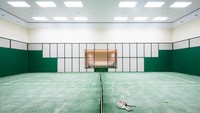 Seakan tidak cukup mewah, Aviva juga memiliki lapangan tenis indoor yang kerap digunakan oleh Joe dan tamu-tamunya. Memiliki panjang 20 meter dan lebar 10 meter, lapanga tenis itu tak ubahnya sebuah lapangan tenis standar Wimbledon (Getty Images)