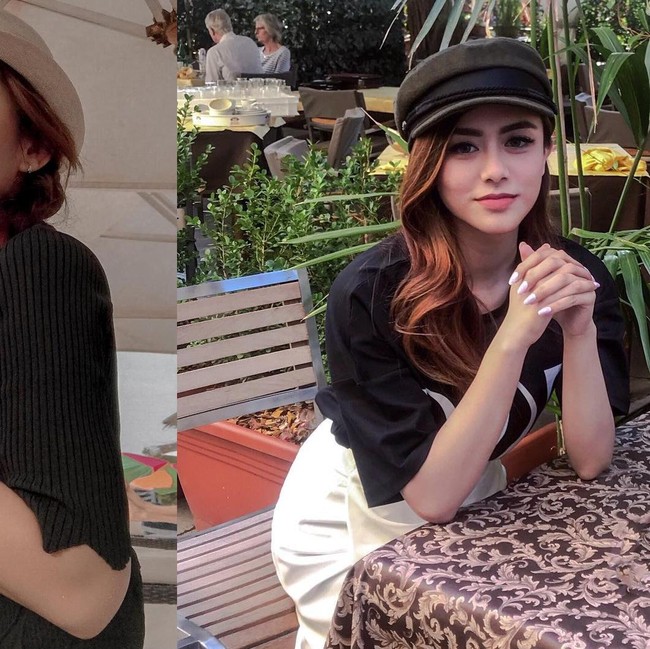 Inilah pesona cantik Citra Monica. Citra dan Dylan sama-sama memiliki wajah yang kecil dengan hidung mancung dan dagu lancip.  Foto: Instagram