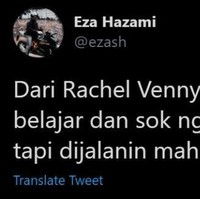 Memang terkadang kalau ngomong aja gampang sih guys, tapi ngejalaninnya yang susah. Kaya gini nih, sok-sok ngambil hikmah tapi cuma buat ditulis di status aja, dijalanin mah enggak. Ada yang gini juga nggak? Foto: Twitter.com/ezash