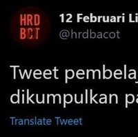 Udah kayak tugas sekolah aja nih pakai ada waktu buat ngumpulinnya. Di sekolahmu ada tugas kayak gini nggak? Foto: Twitter.com/hrdbacot