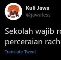Walaupun sekolah belajarnya 12 tahun, tapi kalau urusan pelajaran hidup memang beda. Kalau pelajaran hidup memang bisa didapat dari praktek langsung di kehidupan nyata. Foto: Twitter.com/jawafess