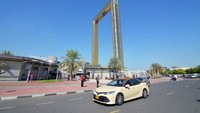Dubai Frame yang merupakan bingkai terbesar di dunia.