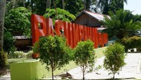 Bagian depan Pulau Pasumpahan.
