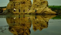 Gugusan karang yang menyerupai Patung Sphinx